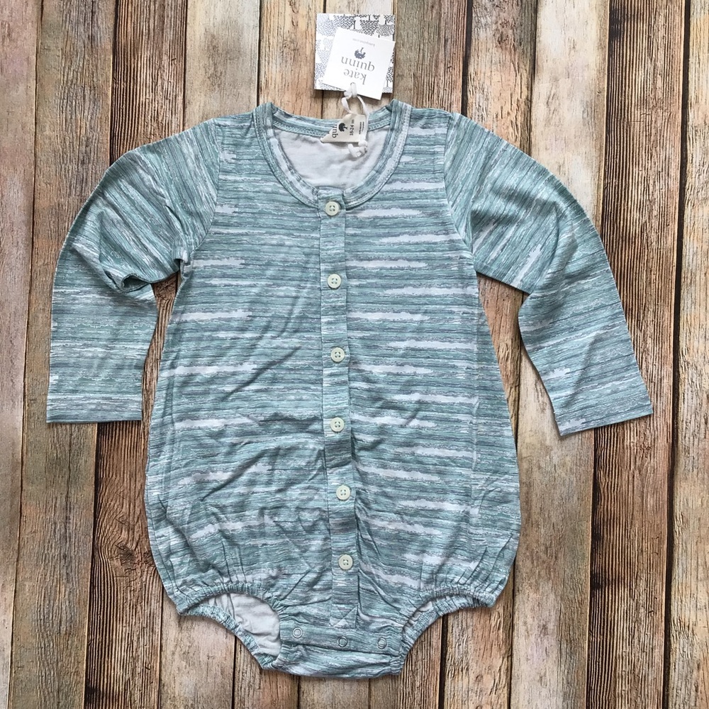 NWT Kate Quinn River Stripe Button Bubble